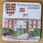 Coaster of Fitzwilliam College Cambridge
