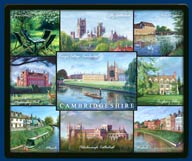 Mouse mat of Cambridgeshire
