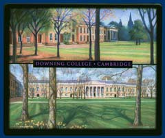 Mouse mat of Downing College, Cambridge