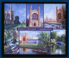 Mouse mat of King's College, Cambridge