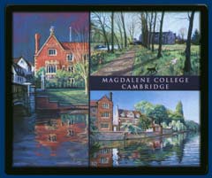 Mouse mat of Magdalene College, Cambridge