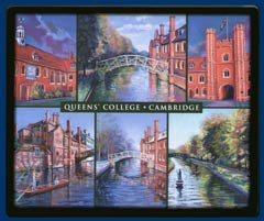 Mouse mat of Queens' College, Cambridge