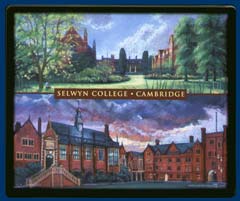 Mouse mat of Selwyn College, Cambridge