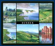 Mouse mat of Sussex