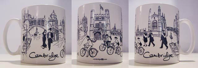 Kings, Queens, Trinity, St Johns and Gonville and Caius College Cambridge mug