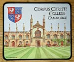 Mouse mat of Corpus Christi College Cambridge