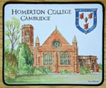 Mouse mat of Homerton College Cambridge