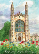 Kings College Chapel Cambridge postcard
