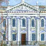 detail of:
The Senate House in the Snow