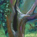detail of:
The Orchard in Winter, Grantchester