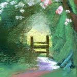 detail of:
The Orchard in May, Grantchester