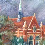 detail of:
Homerton College in the Snow