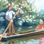 detail of:
Punting through Grantchester Meadows