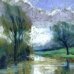 detail of:
Winter Reflections, Grantchester Meadows