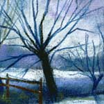 detail of:
Grantchester Meadows in the Snow