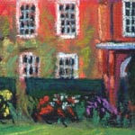 detail of:
Newnham College from the Sports Field