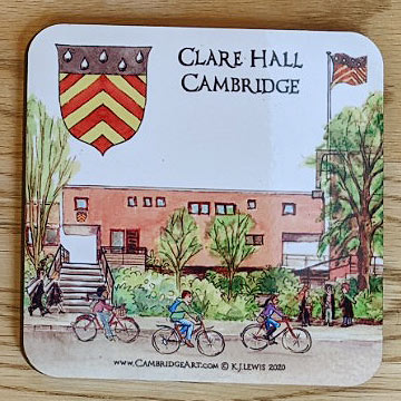 Coaster of Clare Hall Cambridge