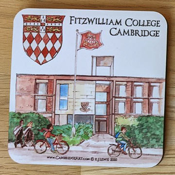 Coaster of Fitzwilliam College Cambridge