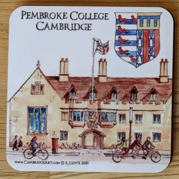 Coaster of Pembroke College Cambridge
