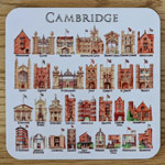 Coaster of Cambridge Colleges