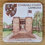 Coaster of Churchill College, Cambridge