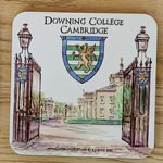 Coaster of Downing College Cambridge