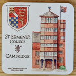 Coaster of St Edmund's College, Cambridge