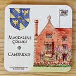 Coaster of Magdalene College Cambridge