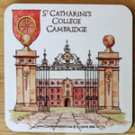 Coaster of St Catharine's College, Cambridge