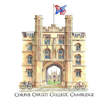 Greeting Card of Corpus Christi College Cambridge