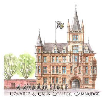 Greeting Card of Gonville and Caius College Cambridge
