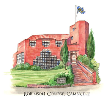 Greeting Card of Robinson College Cambridge