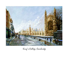 greeting card of Kings College, Cambridge