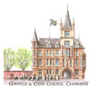 Card of Gonville and Caius College Cambridge