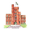 Card of Girton College Cambridge