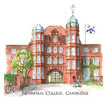 Card of Newnham College Cambridge