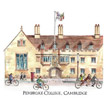 Card of Pembroke College Cambridge