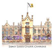 Card of Sidney Sussex College Cambridge
