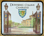 Mouse mat of Downing College, Cambridge