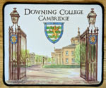 Mouse mat of Downing College Cambridge