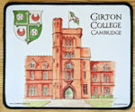 Mouse mat of Girton College Cambridge