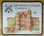 Mouse mat of Newnham College Cambridge