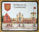 Mouse mat of Peterhouse, Cambridge