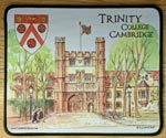 Mouse mat of Trinity College, Cambridge