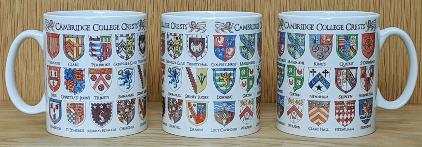 Mug of Cambridge College Crests