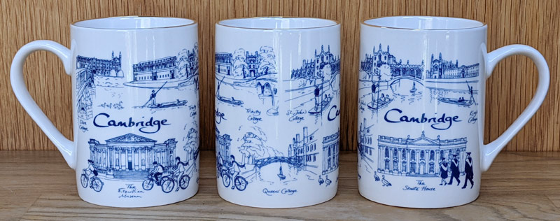 Kings, Queens, Trinity, St Johns and Gonville and Caius College Cambridge mug