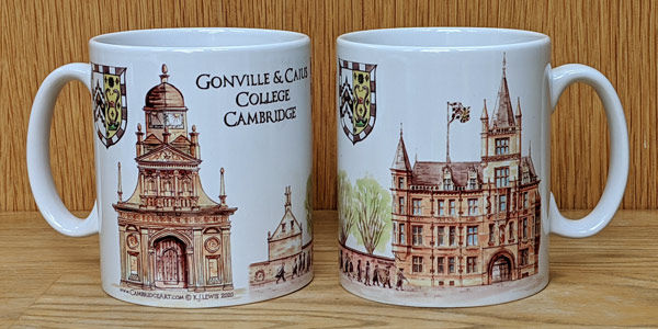 Mug of Gonville and Caius College Cambridge