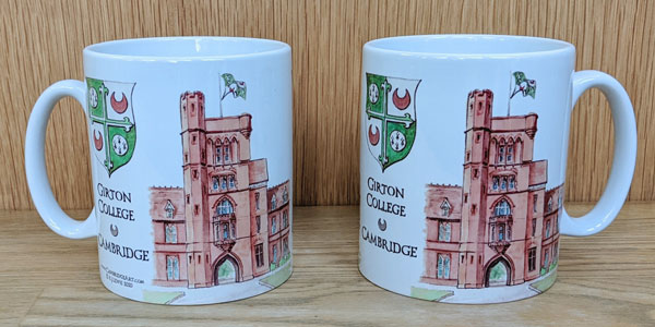 Mug of Girton College Cambridge
