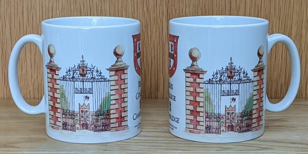 Mug of Jesus College Cambridge