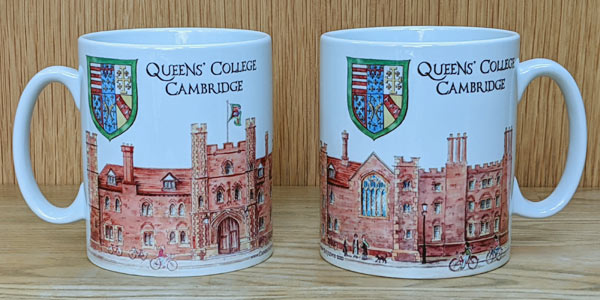 Mug of Queens' College Cambridge